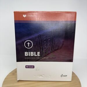 LIFEPAC Bible Homeschool Curriculum Kit 9th Grade Box Set Alpha Omega BIB0915